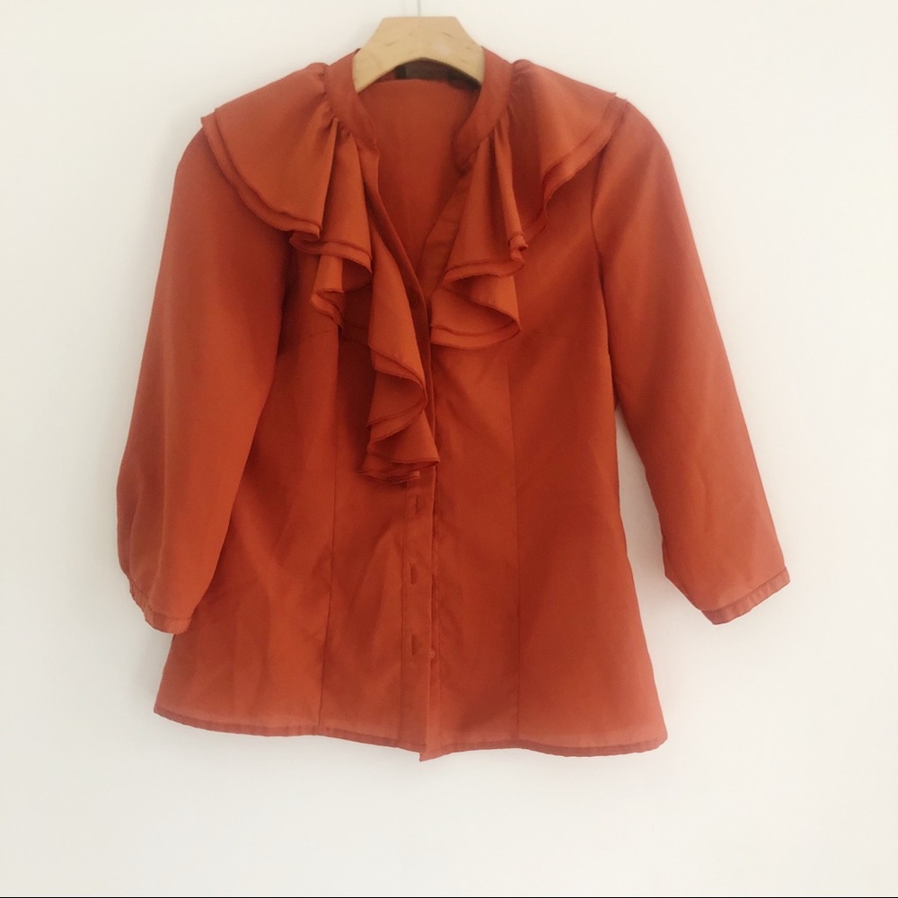 Thé Limited Ruffle Blouse